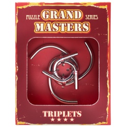 Kovový hlavolam Trojčata - Grand Masters Triplets