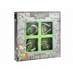 Kovové hlavolamy 4 ks - puzzles collection Junior