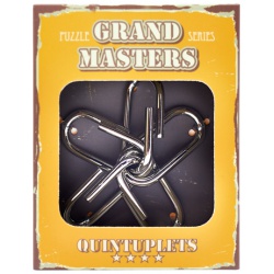 Kovový hlavolam Paterčata - Grand Masters Quintuplets