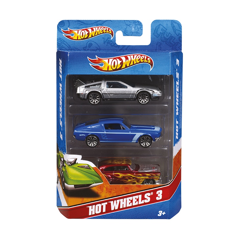 Hot Wheels angličáky 3 ks