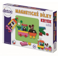 Magnetické dílky mini dřevo 27ks